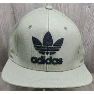 Adidas Men's Hat Classic Olive Green Snapback‎ Adjustable Wool structured Cap
